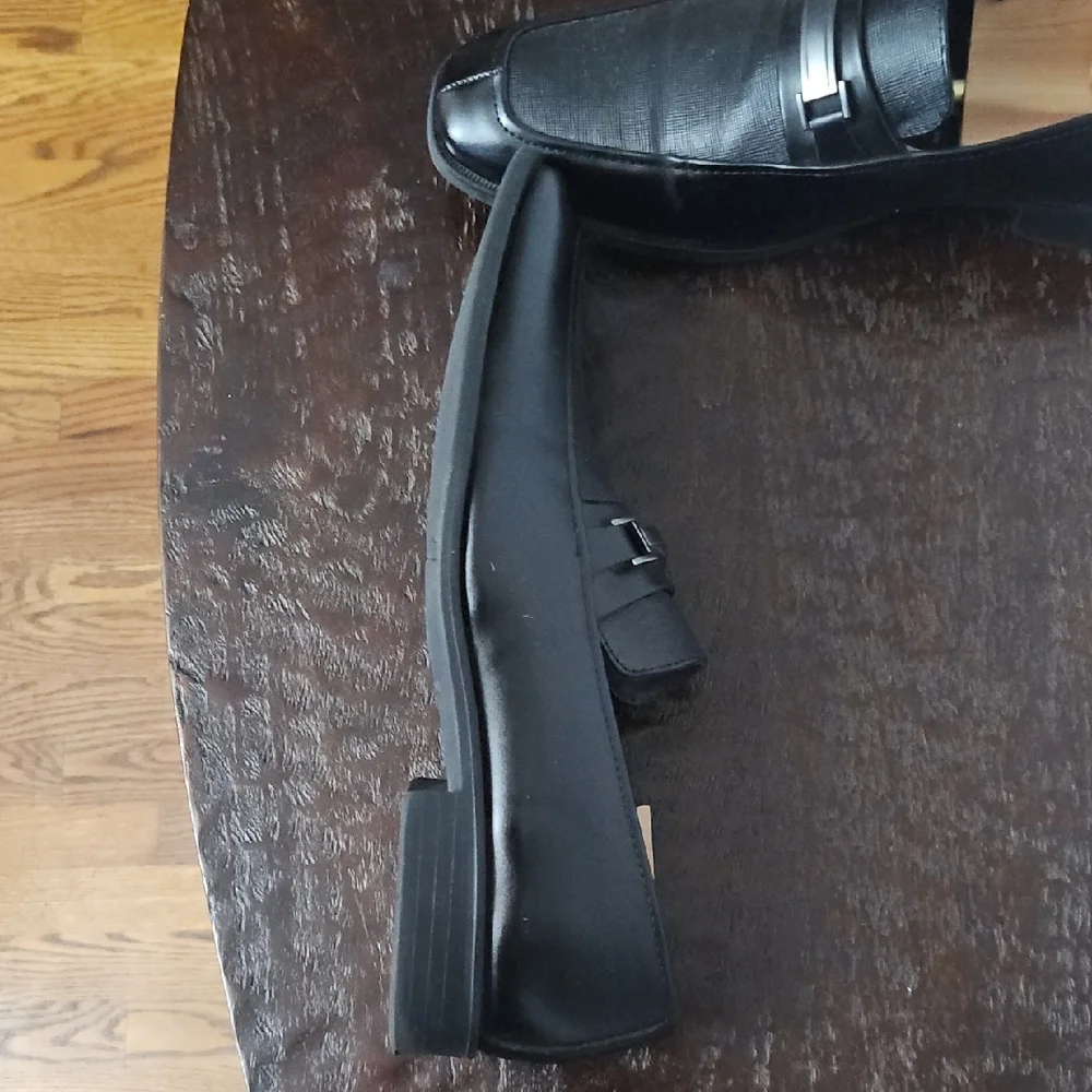 Men's Calvin Klein Leather Loafers Size 8 - Picture 5 of 13